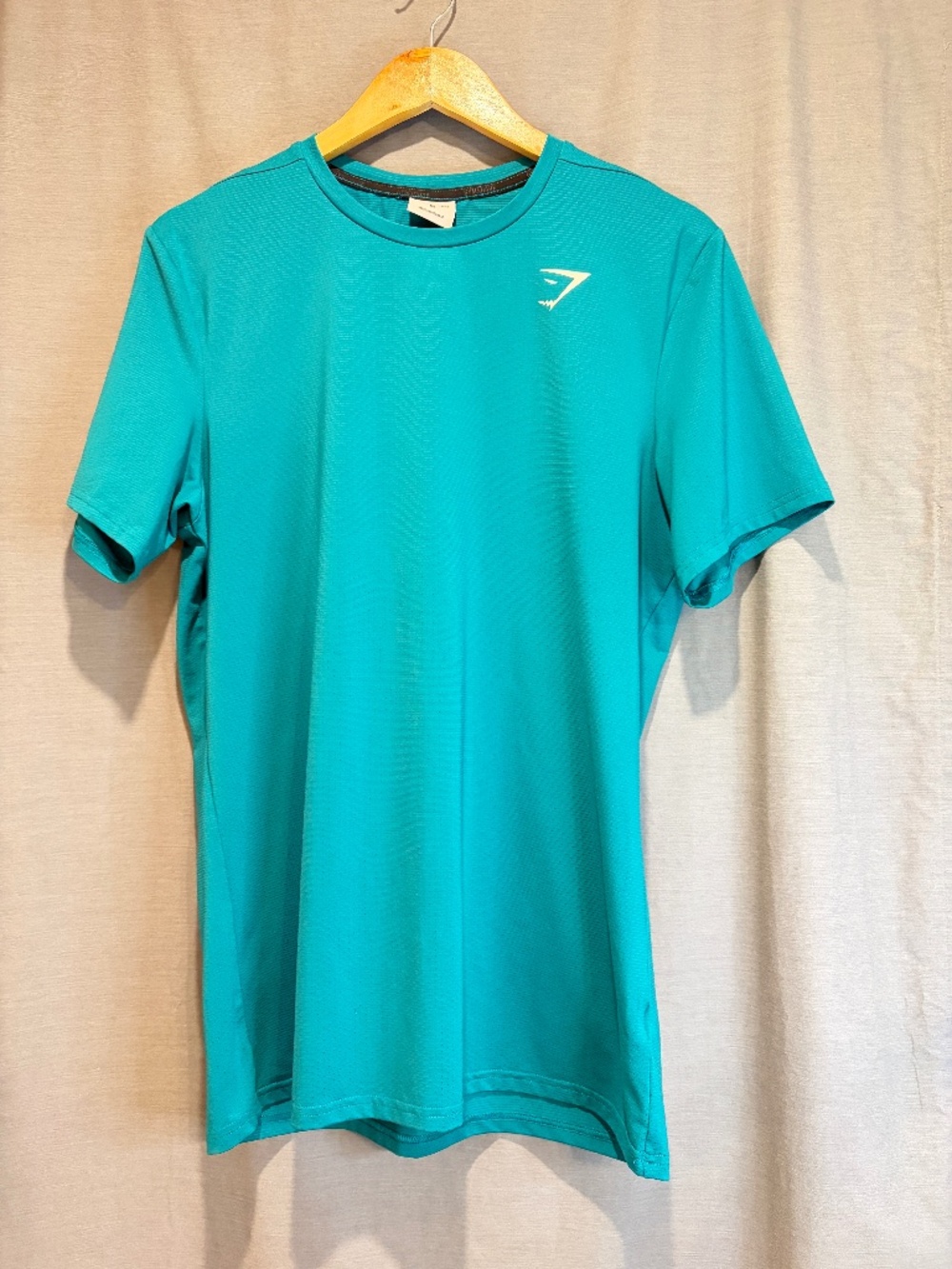 Gymshark T Shirt Teal Blue Green Athletic Workout Training Gym Mens Medium